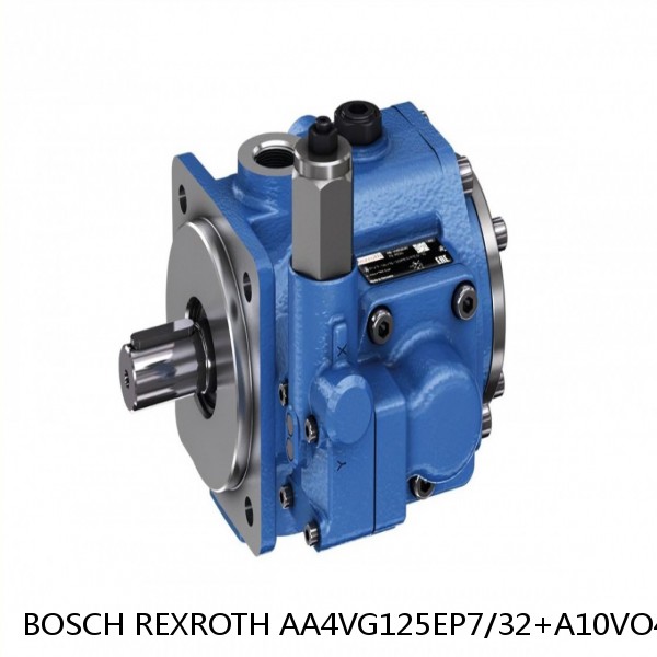AA4VG125EP7/32+A10VO45ED/52 BOSCH REXROTH A4VG VARIABLE DISPLACEMENT PUMPS