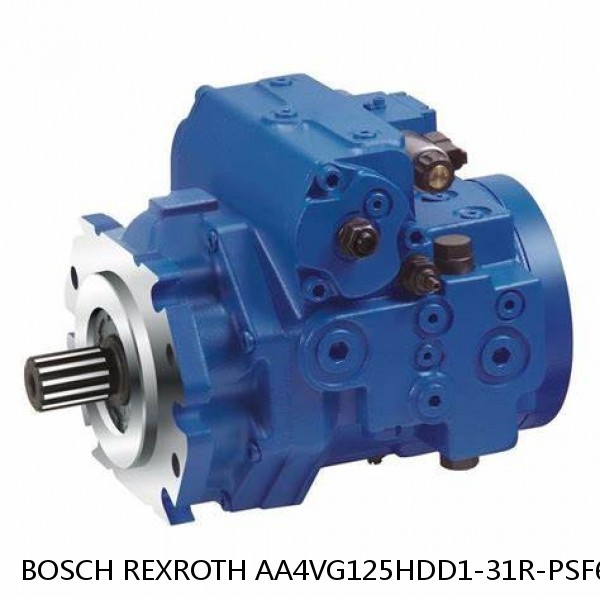 AA4VG125HDD1-31R-PSF60F001D BOSCH REXROTH A4VG VARIABLE DISPLACEMENT PUMPS
