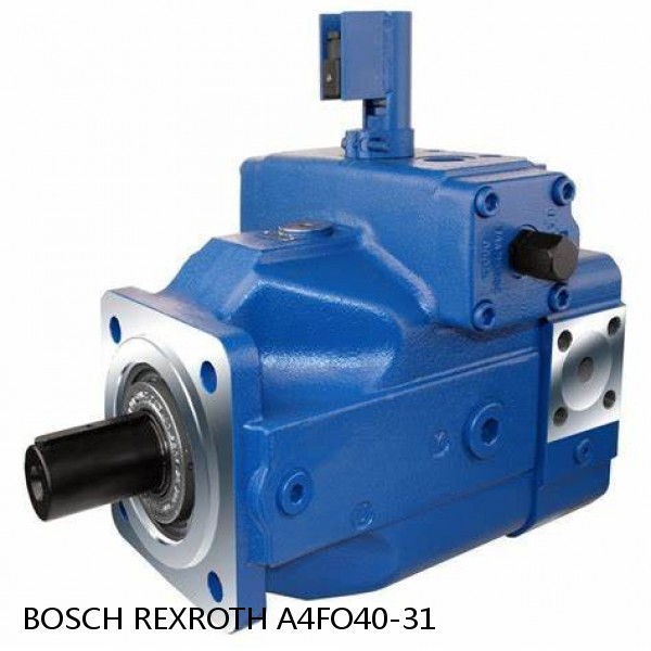 A4FO40-31 BOSCH REXROTH A4FO FIXED DISPLACEMENT PUMPS