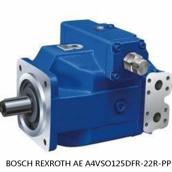 AE A4VSO125DFR-22R-PPB13N BOSCH REXROTH A4VSO VARIABLE DISPLACEMENT PUMPS