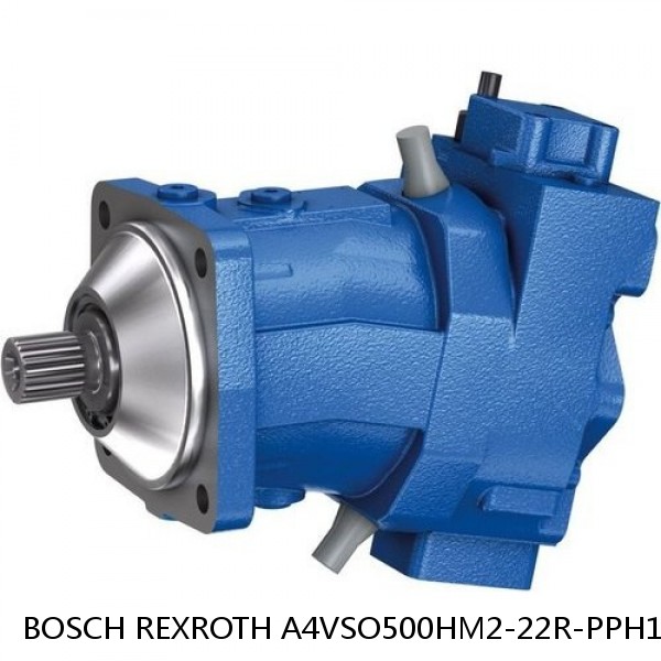 A4VSO500HM2-22R-PPH13N BOSCH REXROTH A4VSO VARIABLE DISPLACEMENT PUMPS