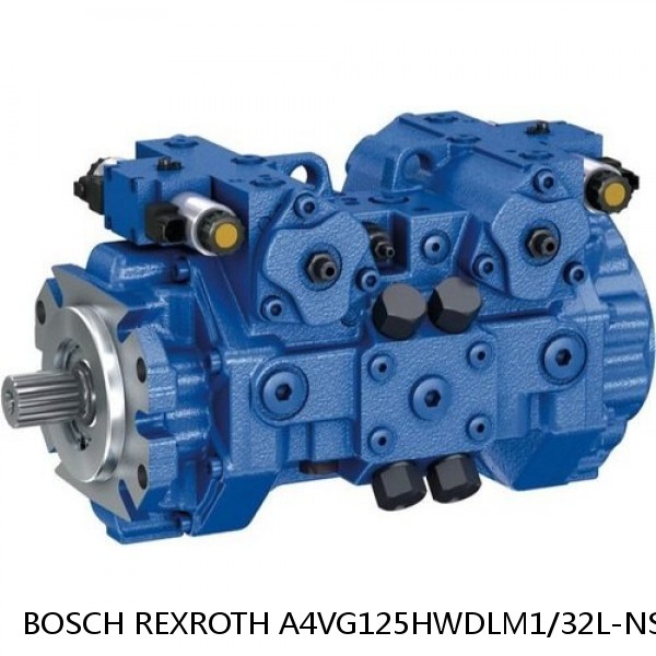 A4VG125HWDLM1/32L-NSF02F011S-S BOSCH REXROTH A4VG VARIABLE DISPLACEMENT PUMPS