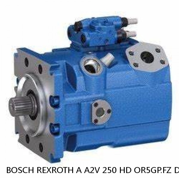 A A2V 250 HD OR5GP.FZ DAS X2 GLRD BOSCH REXROTH A2V VARIABLE DISPLACEMENT PUMPS #1 small image