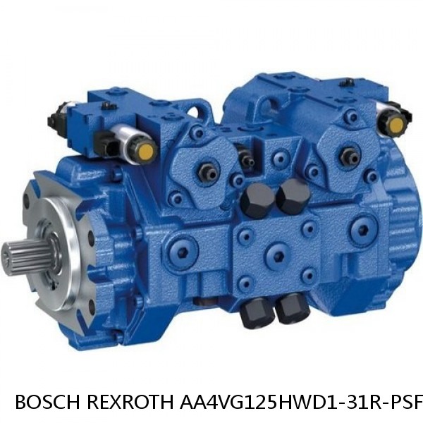 AA4VG125HWD1-31R-PSF52F001S BOSCH REXROTH A4VG VARIABLE DISPLACEMENT PUMPS #1 image