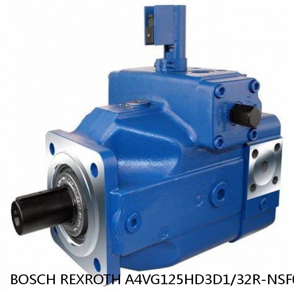 A4VG125HD3D1/32R-NSF02F011S BOSCH REXROTH A4VG VARIABLE DISPLACEMENT PUMPS #1 image