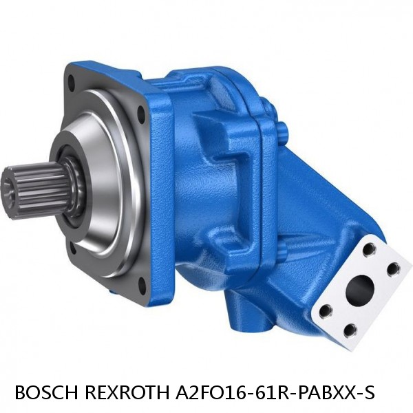 A2FO16-61R-PABXX-S BOSCH REXROTH A2FO FIXED DISPLACEMENT PUMPS #1 image